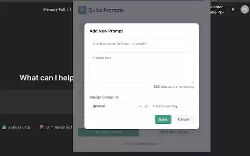 QuickPrompts from Chrome web store to be run with OffiDocs Chromium online QuickPrompts from Chrome web store to be run with OffiDocs Chromium online