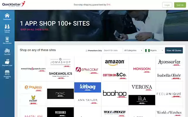 Quickteller Global mall App from Chrome web store to be run with OffiDocs Chromium online Quickteller Global mall App from Chrome web store to be run with OffiDocs Chromium online