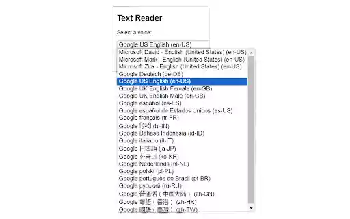 Read Selected from Chrome web store to be run with OffiDocs Chromium online Read Selected from Chrome web store to be run with OffiDocs Chromium online