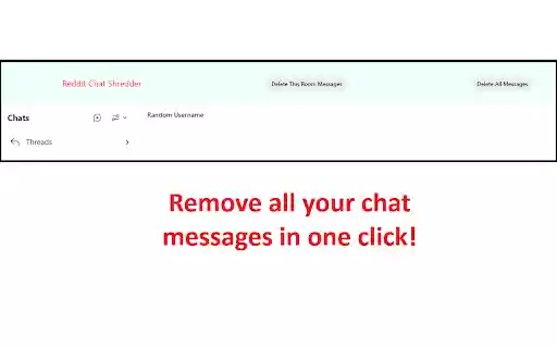 Reddit Chat Shredder from Chrome web store to be run with OffiDocs Chromium online Reddit Chat Shredder from Chrome web store to be run with OffiDocs Chromium online