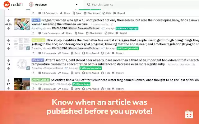 Reddit Publish Date from Chrome web store to be run with OffiDocs Chromium online Reddit Publish Date from Chrome web store to be run with OffiDocs Chromium online