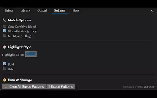 RegexLab – Real time Regex Tester Highlighter from Chrome web store to be run with OffiDocs Chromium online RegexLab – Real time Regex Tester Highlighter from Chrome web store to be run with OffiDocs Chromium online