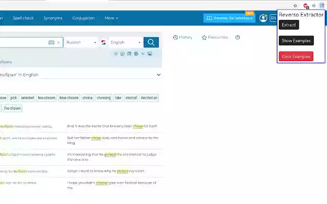 Reverso Extractor from Chrome web store to be run with OffiDocs Chromium online Reverso Extractor from Chrome web store to be run with OffiDocs Chromium online