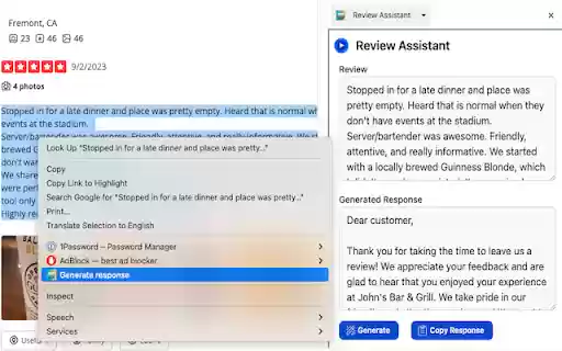Review Assistant from Chrome web store to be run with OffiDocs Chromium online Review Assistant from Chrome web store to be run with OffiDocs Chromium online