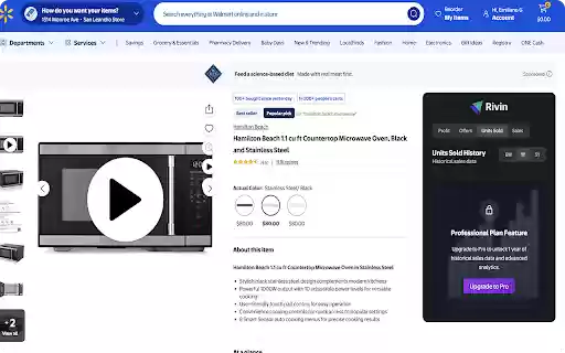 Rivin Walmart Sales Data Made Easy from Chrome web store to be run with OffiDocs Chromium online Rivin Walmart Sales Data Made Easy from Chrome web store to be run with OffiDocs Chromium online