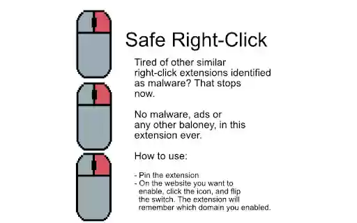Safe Right Click Enabler from Chrome web store to be run with OffiDocs Chromium online Safe Right Click Enabler from Chrome web store to be run with OffiDocs Chromium online