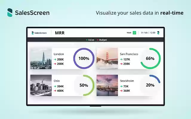 SalesScreen TV from Chrome web store to be run with OffiDocs Chromium online SalesScreen TV from Chrome web store to be run with OffiDocs Chromium online
