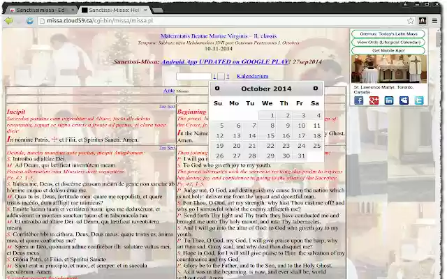 Sanctissi Missa from Chrome web store to be run with OffiDocs Chromium online Sanctissi Missa from Chrome web store to be run with OffiDocs Chromium online