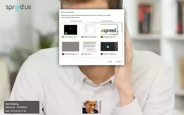 Screensharing for Spreed from Chrome web store to be run with OffiDocs Chromium online Screensharing for Spreed from Chrome web store to be run with OffiDocs Chromium online