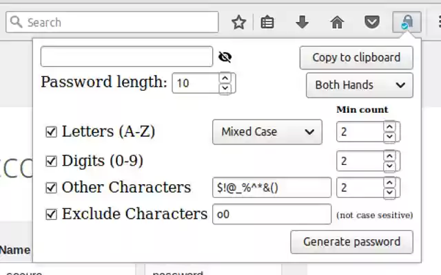 Secure Password Generator from Chrome web store to be run with OffiDocs Chromium online Secure Password Generator from Chrome web store to be run with OffiDocs Chromium online
