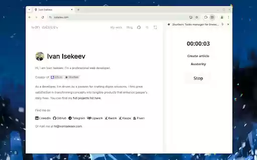 Shuriken: Tasks manager for Invoice Ninja from Chrome web store to be run with OffiDocs Chromium online Shuriken: Tasks manager for Invoice Ninja from Chrome web store to be run with OffiDocs Chromium online