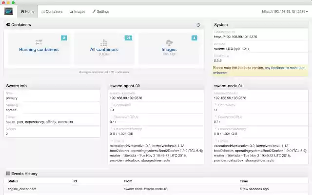 Simple Docker UI from Chrome web store to be run with OffiDocs Chromium online Simple Docker UI from Chrome web store to be run with OffiDocs Chromium online