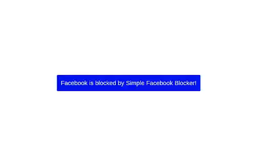 Simple Facebook Blocker from Chrome web store to be run with OffiDocs Chromium online Simple Facebook Blocker from Chrome web store to be run with OffiDocs Chromium online