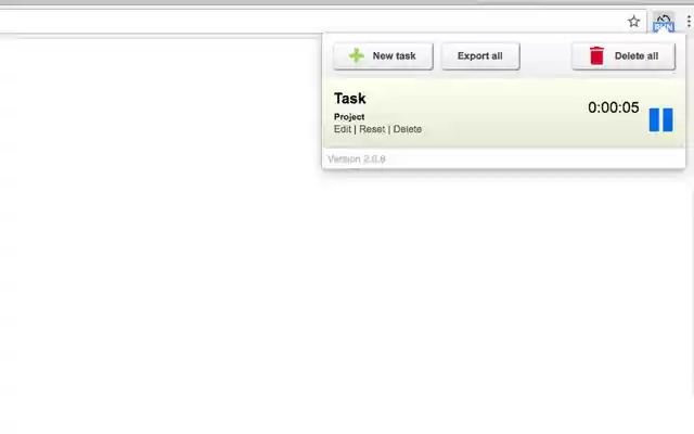 Simple time track from Chrome web store to be run with OffiDocs Chromium online Simple time track from Chrome web store to be run with OffiDocs Chromium online