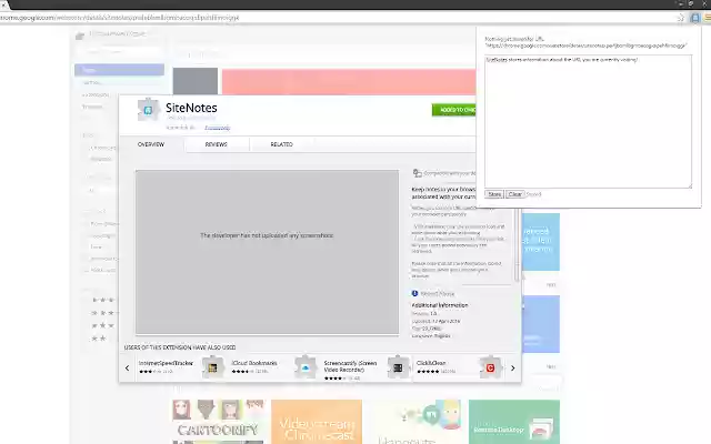 SiteNotes from Chrome web store to be run with OffiDocs Chromium online SiteNotes from Chrome web store to be run with OffiDocs Chromium online