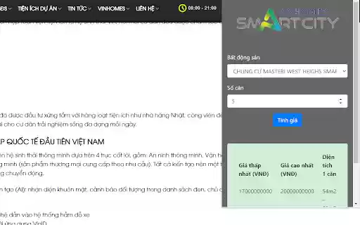 Smart City Hà Nội from Chrome web store to be run with OffiDocs Chromium online Smart City Hà Nội from Chrome web store to be run with OffiDocs Chromium online