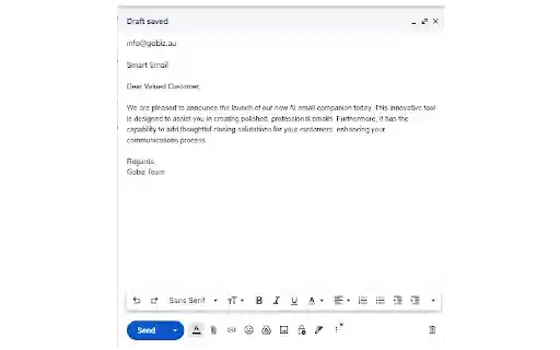 SmartEmail AI from Chrome web store to be run with OffiDocs Chromium online SmartEmail AI from Chrome web store to be run with OffiDocs Chromium online
