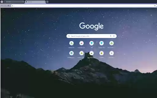 Snowy mountain scene with stars at night from Chrome web store to be run with OffiDocs Chromium online Snowy mountain scene with stars at night from Chrome web store to be run with OffiDocs Chromium online