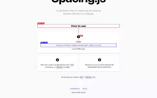 SpacingJS Updated Fork from Chrome web store to be run with OffiDocs Chromium online SpacingJS Updated Fork from Chrome web store to be run with OffiDocs Chromium online