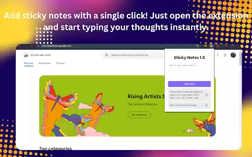 Sticky Notes 1.0 from Chrome web store to be run with OffiDocs Chromium online Sticky Notes 1.0 from Chrome web store to be run with OffiDocs Chromium online