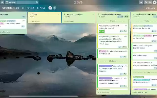 Strelloids Trello on steroids from Chrome web store to be run with OffiDocs Chromium online Strelloids Trello on steroids from Chrome web store to be run with OffiDocs Chromium online