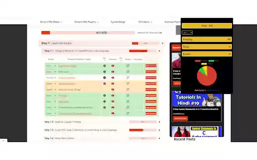 Striver SDE Sheet Assistant from Chrome web store to be run with OffiDocs Chromium online Striver SDE Sheet Assistant from Chrome web store to be run with OffiDocs Chromium online