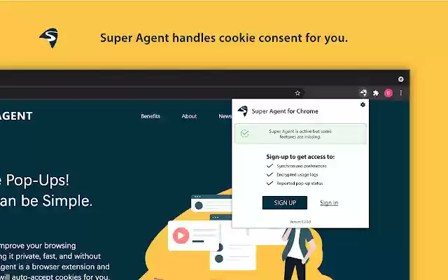 Super Agent Automatic cookie consent from Chrome web store to be run with OffiDocs Chromium online Super Agent Automatic cookie consent from Chrome web store to be run with OffiDocs Chromium online