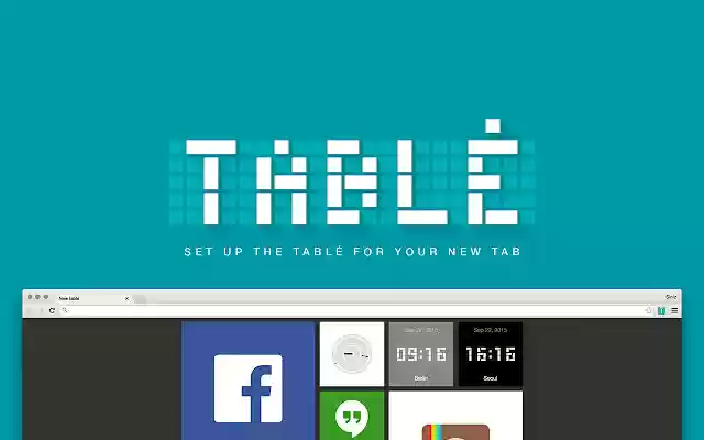 Tablé from Chrome web store to be run with OffiDocs Chromium online Tablé from Chrome web store to be run with OffiDocs Chromium online