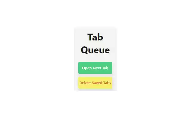 Tab Queue from Chrome web store to be run with OffiDocs Chromium online Tab Queue from Chrome web store to be run with OffiDocs Chromium online