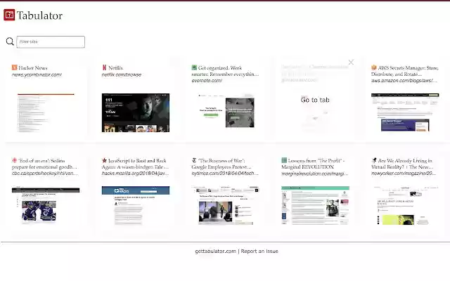Tabulator from Chrome web store to be run with OffiDocs Chromium online Tabulator from Chrome web store to be run with OffiDocs Chromium online