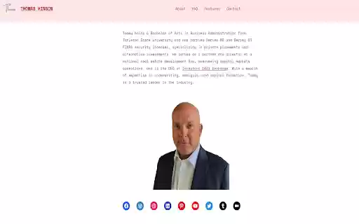 Thomas Hinson FINRA from Chrome web store to be run with OffiDocs Chromium online Thomas Hinson FINRA from Chrome web store to be run with OffiDocs Chromium online