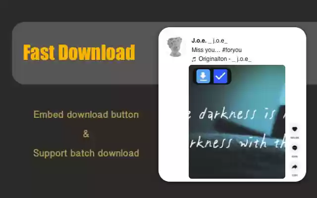 TikFast TikTok Video Downloader from Chrome web store to be run with OffiDocs Chromium online TikFast TikTok Video Downloader from Chrome web store to be run with OffiDocs Chromium online