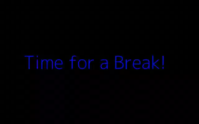 Time for a Break! from Chrome web store to be run with OffiDocs Chromium online Time for a Break! from Chrome web store to be run with OffiDocs Chromium online