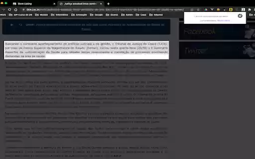 TJCE Leiturabilidade from Chrome web store to be run with OffiDocs Chromium online TJCE Leiturabilidade from Chrome web store to be run with OffiDocs Chromium online