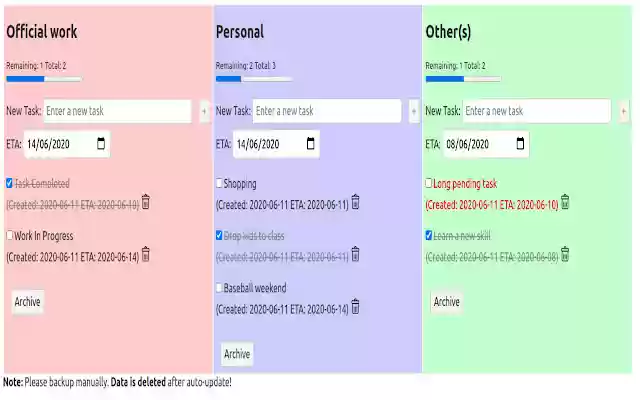 Todo and Journaling System from Chrome web store to be run with OffiDocs Chromium online Todo and Journaling System from Chrome web store to be run with OffiDocs Chromium online