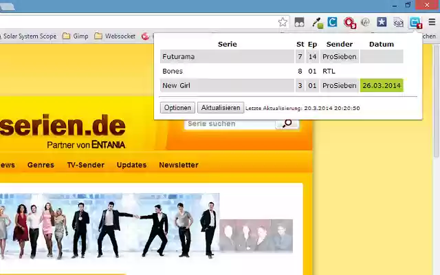TV Vorhersage from Chrome web store to be run with OffiDocs Chromium online TV Vorhersage from Chrome web store to be run with OffiDocs Chromium online