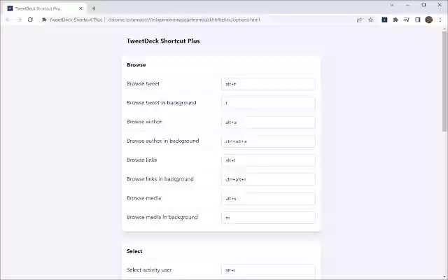 TweetDeck Shortcut Plus from Chrome web store to be run with OffiDocs Chromium online TweetDeck Shortcut Plus from Chrome web store to be run with OffiDocs Chromium online
