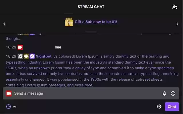 Twitch Colour Me Chat from Chrome web store to be run with OffiDocs Chromium online Twitch Colour Me Chat from Chrome web store to be run with OffiDocs Chromium online