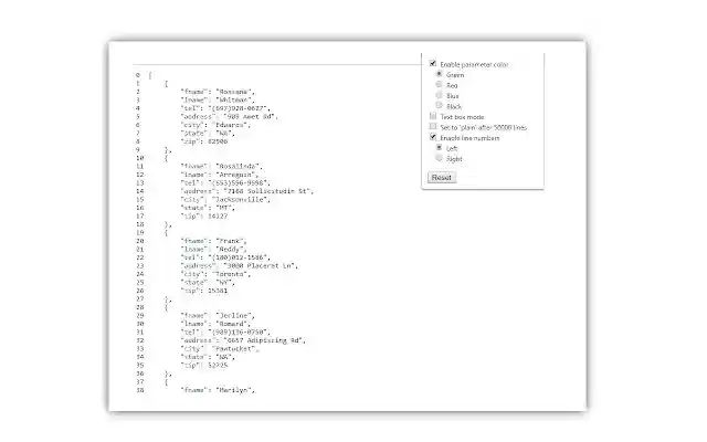 Ultra Fast JSON Viewer from Chrome web store to be run with OffiDocs Chromium online Ultra Fast JSON Viewer from Chrome web store to be run with OffiDocs Chromium online
