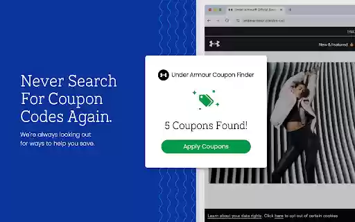 Under Armour Coupon Saver Official Coupons Best Deals from Chrome web store to be run with OffiDocs Chromium online Under Armour Coupon Saver Official Coupons Best Deals from Chrome web store to be run with OffiDocs Chromium online
