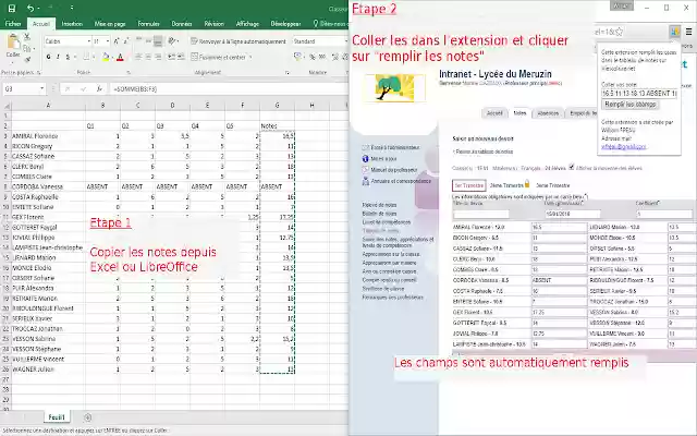 VieScolaire.net remplisseur de notes from Chrome web store to be run with OffiDocs Chromium online VieScolaire.net remplisseur de notes from Chrome web store to be run with OffiDocs Chromium online