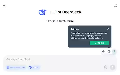 VoiceWave: Voice mode for ChatGPT, DeepSeek, and other AI chatbots from Chrome web store to be run with OffiDocs Chromium online VoiceWave: Voice mode for ChatGPT, DeepSeek, and other AI chatbots from Chrome web store to be run with OffiDocs Chromium online
