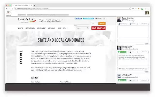 We Vote Endorsement Tool from Chrome web store to be run with OffiDocs Chromium online We Vote Endorsement Tool from Chrome web store to be run with OffiDocs Chromium online