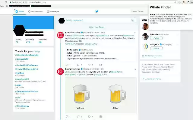 Whale Finder from Chrome web store to be run with OffiDocs Chromium online Whale Finder from Chrome web store to be run with OffiDocs Chromium online