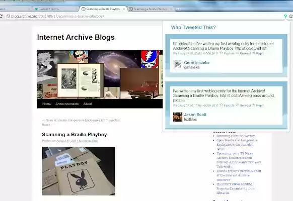 Who Tweeted This from Chrome web store to be run with OffiDocs Chromium online Who Tweeted This from Chrome web store to be run with OffiDocs Chromium online
