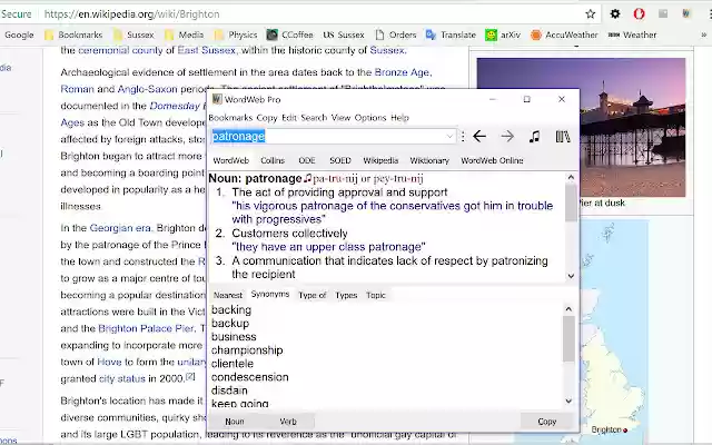 WordWeb Dictionary Lookup from Chrome web store to be run with OffiDocs Chromium online WordWeb Dictionary Lookup from Chrome web store to be run with OffiDocs Chromium online