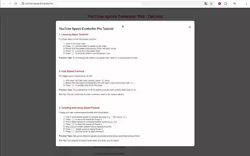 YouTube Speed Controller Pro from Chrome web store to be run with OffiDocs Chromium online YouTube Speed Controller Pro from Chrome web store to be run with OffiDocs Chromium online